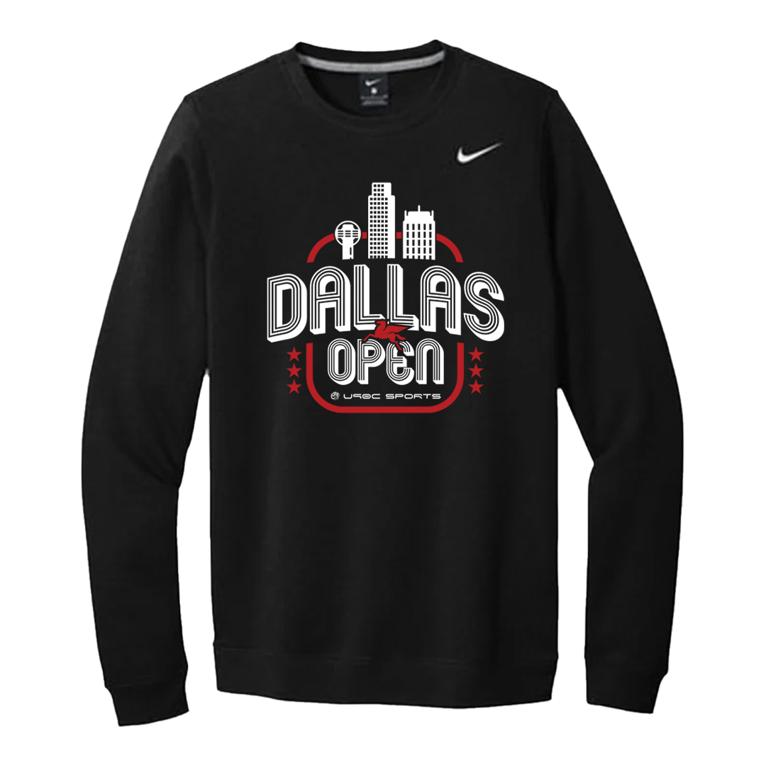 Dallas Open 24 Nike Team Fleece Trend Crew